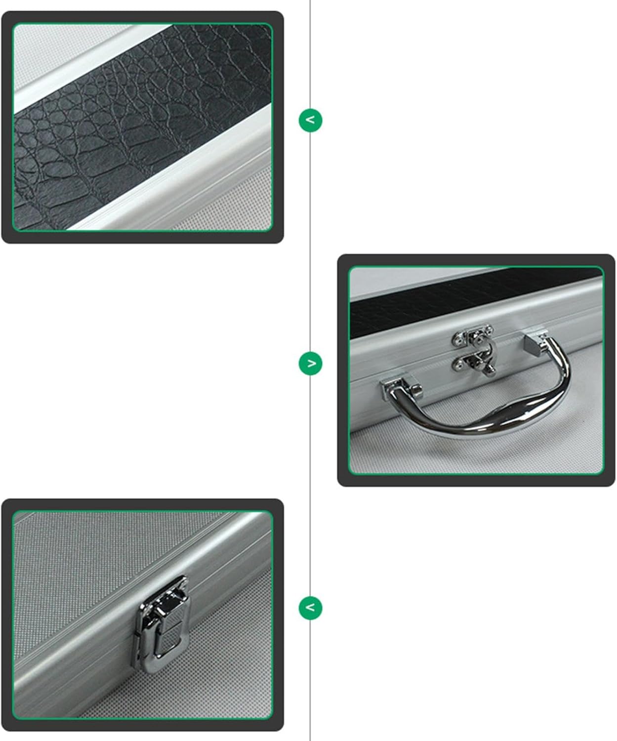 DYNWAVE 3/4 Billiard Stick Case Billiard Cue Bag Handbag Container Billiard Pool Rod Box for Outdoor Enthusiast Beginner Practice Men, A