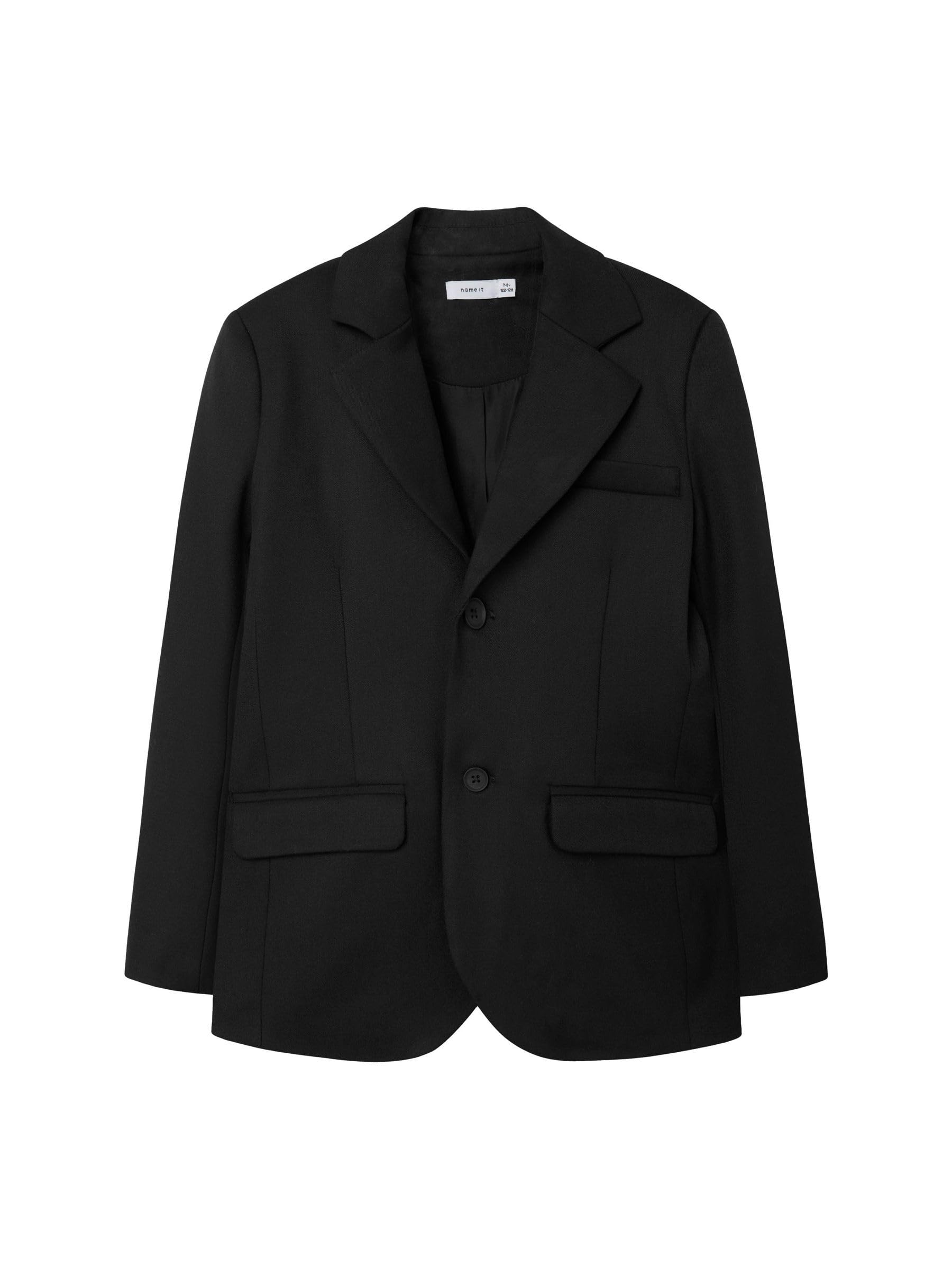 Name IT Jungen Nkmriramel Noos Blazer, Schwarz, 158 EU
