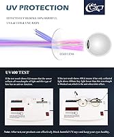 Vista 37 de Happy Store CN56 Gafas de estilo nerd wayfarer de inspiración vintage, marco de carey, lentes transparentes UV400