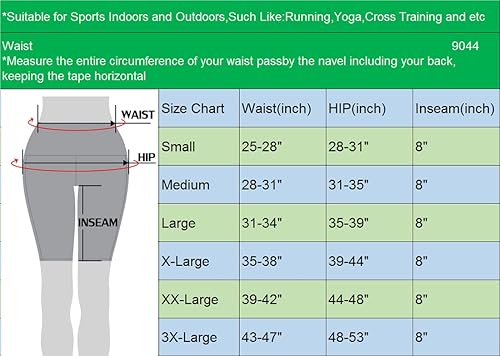 Miniatura 3 de NELEUS Pantalones cortos de yoga de cintura alta para mujer, control de abdomen, pantalones cortos de compresión con bolsillo