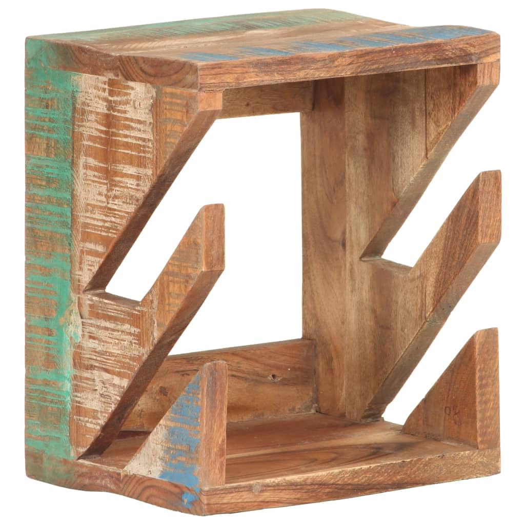 Deskorolka uchwyt ścienny z litego drewna pochodzącego z recyklingu 25 x 20 x 30 cm na 2 deskorolki, ręcznie wykonany, montaż ścienny, schowek, garaż, piwnica, kolekcja skate