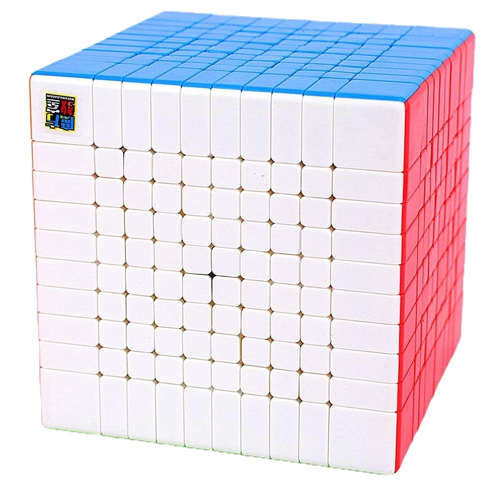 MoYu Meilong 10x10 Stickerless Speed Cube Cubing Classroom Puzzle Magic Cube Education Toys