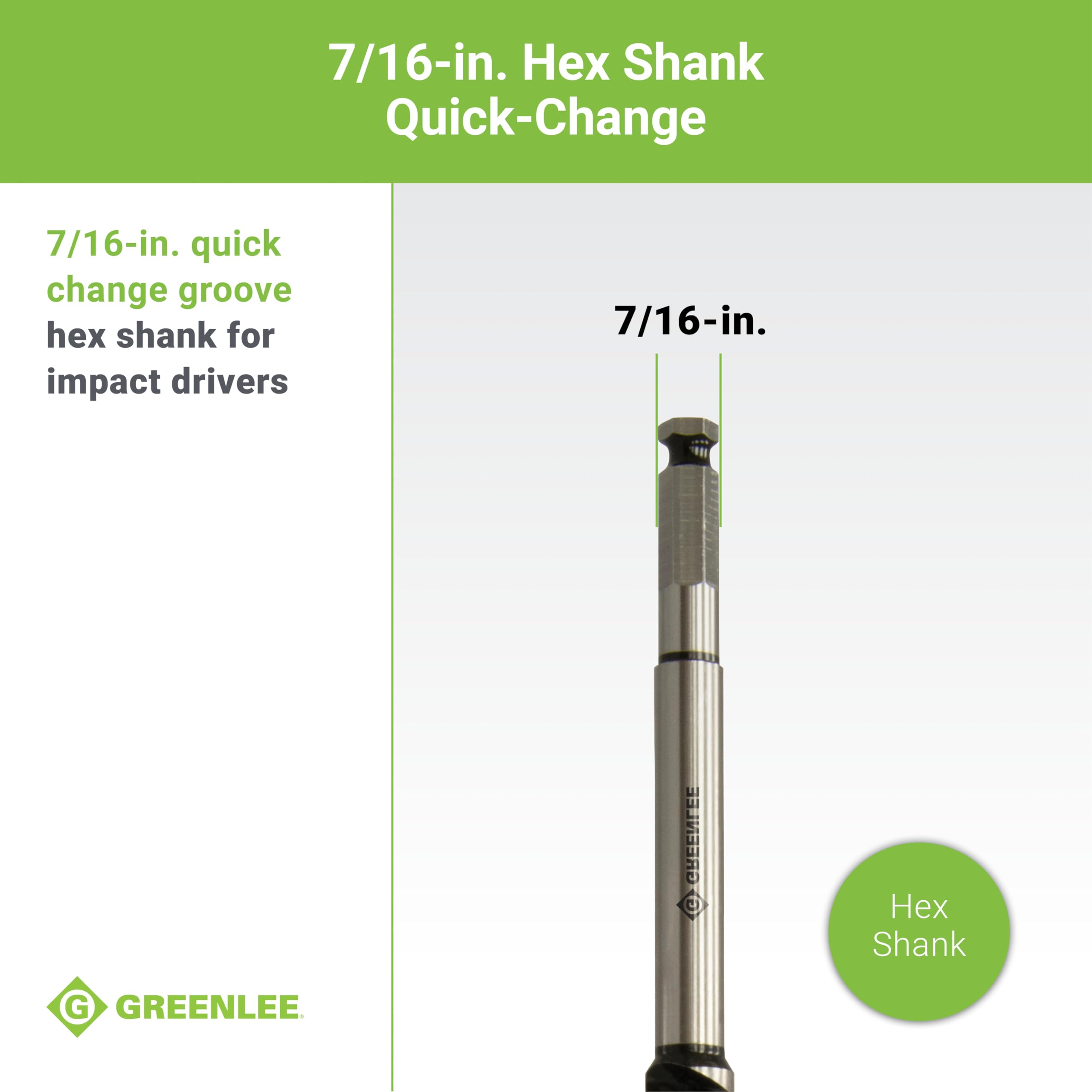 Greenlee Nail Eater Bit - 3/4" Steel -8