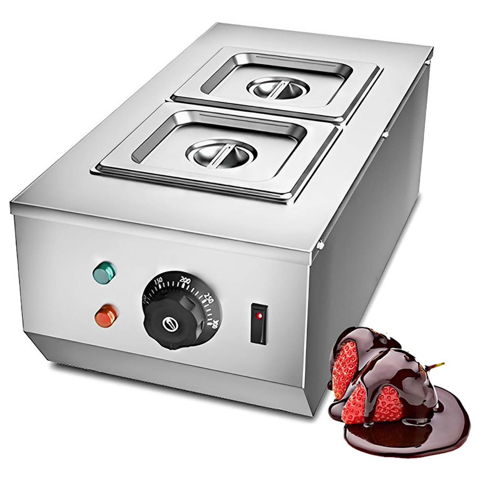 Fondoir à Chocolat éLectrique, TempéReuse à Chocolat, ContrôLe Automatique TempéRature, Chauffe-Eau RéGlage TempéRature De 30-85°C pour Chocolaterie Et Maison,A