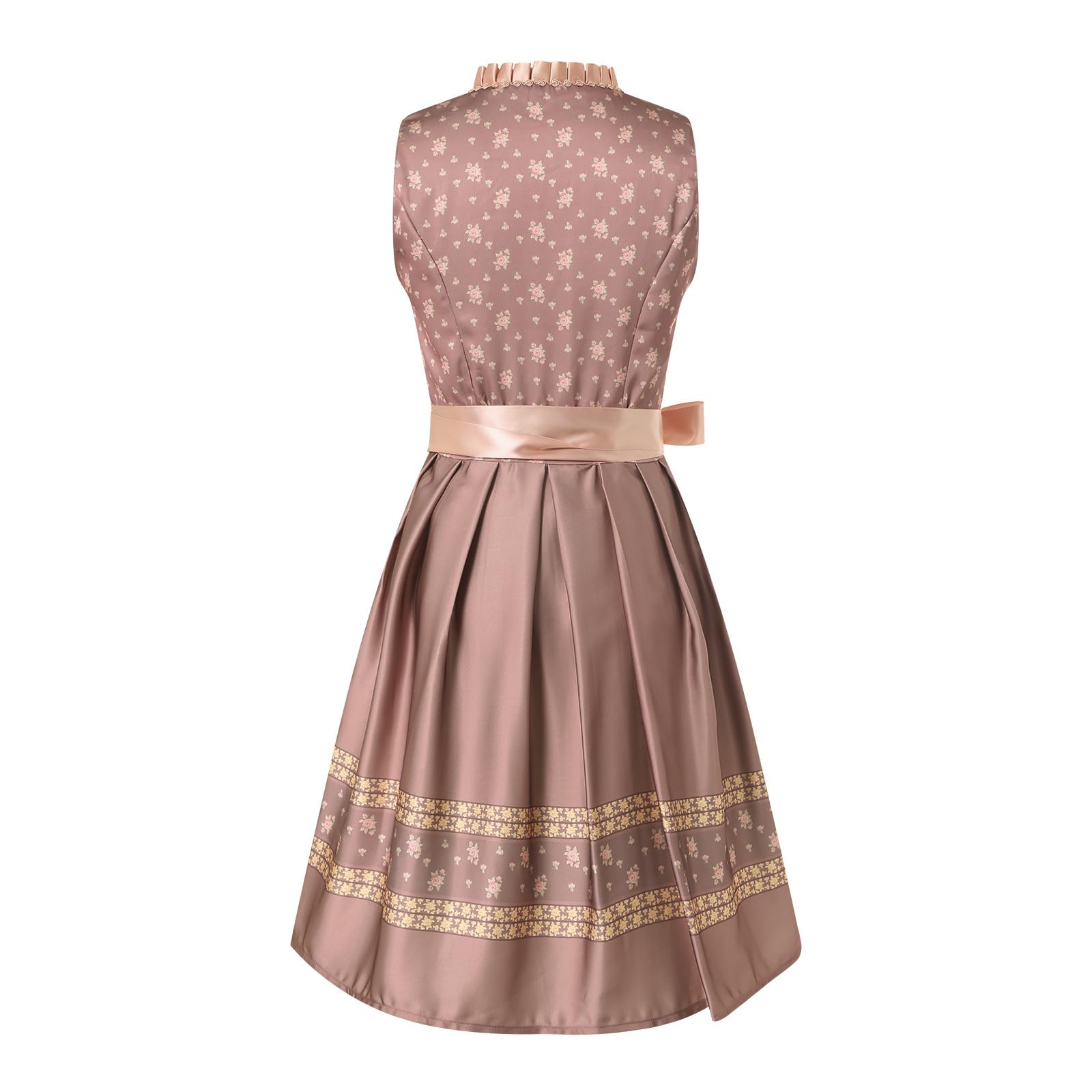 Dirndl Donna Midi Abito Tradizionale Donna Lungo,Vestito Oktoberfest Costume Tradizionale, Costume Da Oktoberfest, Dirndl Con Grembiule, Germandress Gonna Set,Per Carnevale E Festa Della Birra
