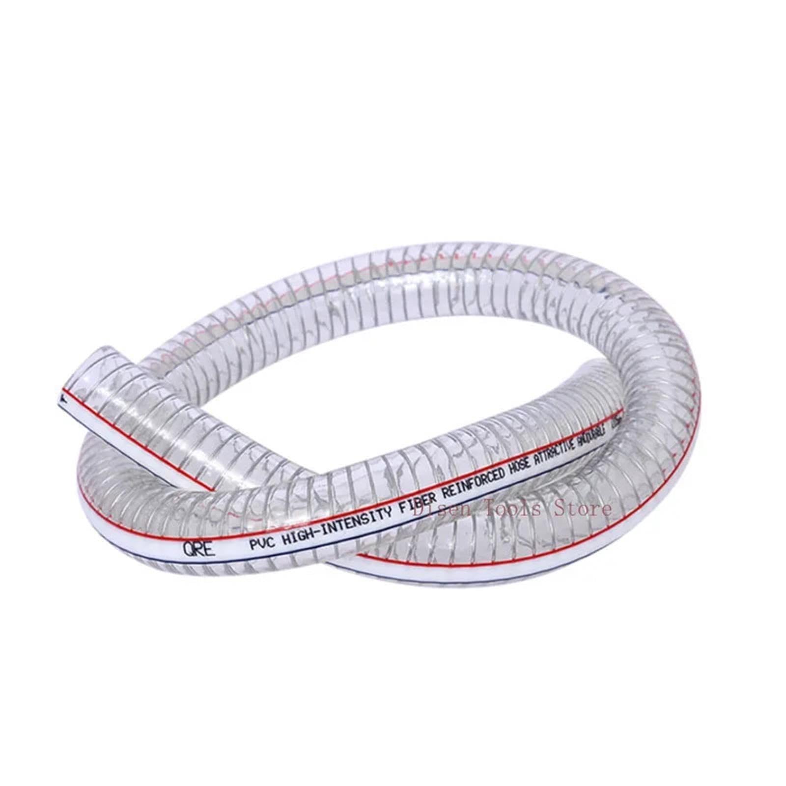 Tubo flessibile in filo di acciaio PVC 10-25 mm trasparente