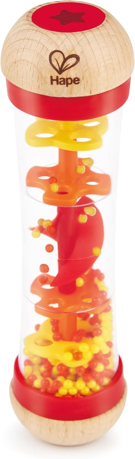 De dalt a baix view de Hape, el creador de gotes de pluja amb perles