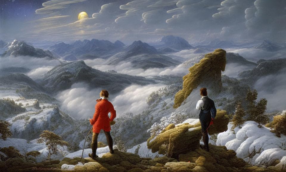 Poster sur toile aventure 58x90 cm pour déco murale salon modern