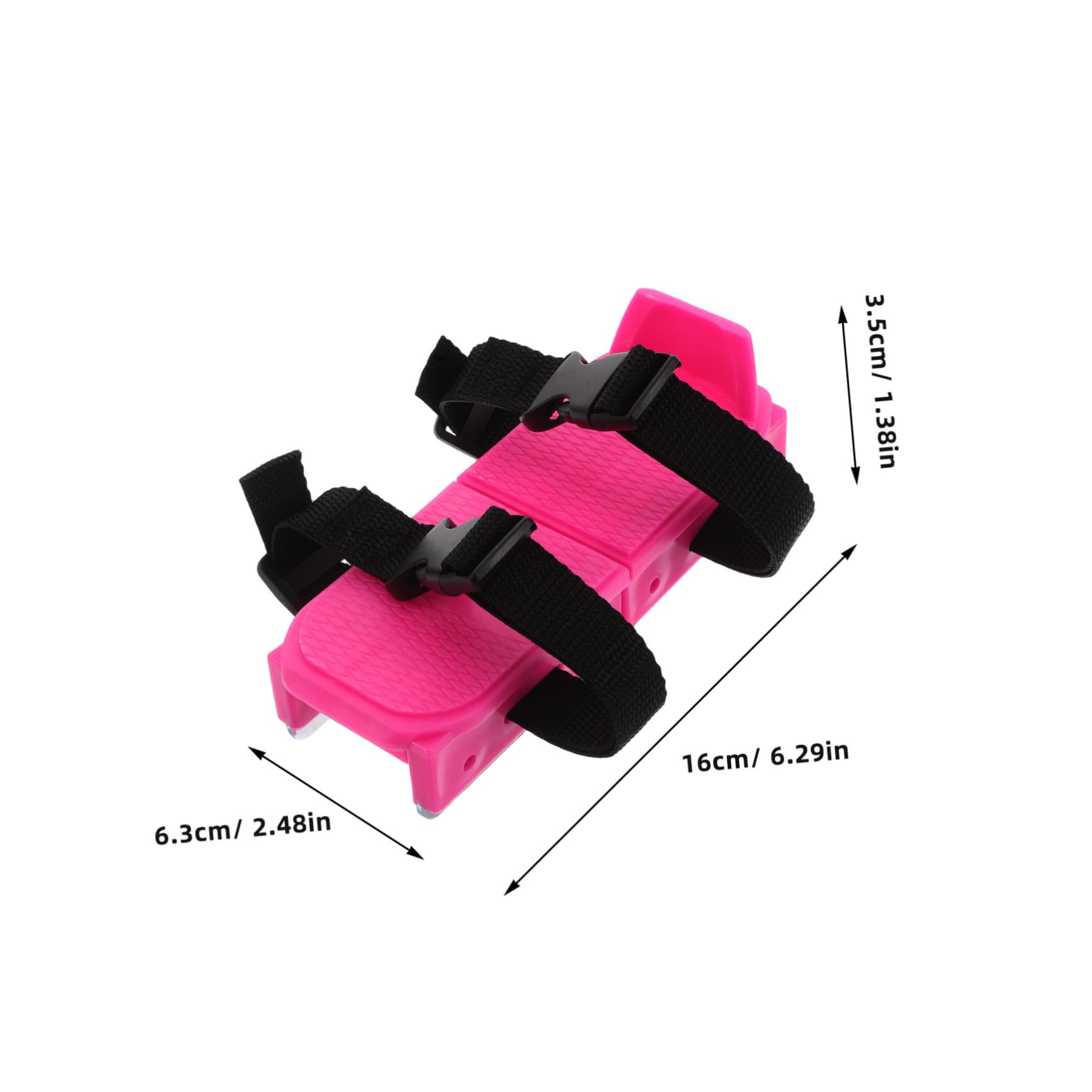 Kisangel Mini Ski Skating Shoes Kids Ice Skates Beginner Adjustable Winter Skates Short Ski Shoes for Kids