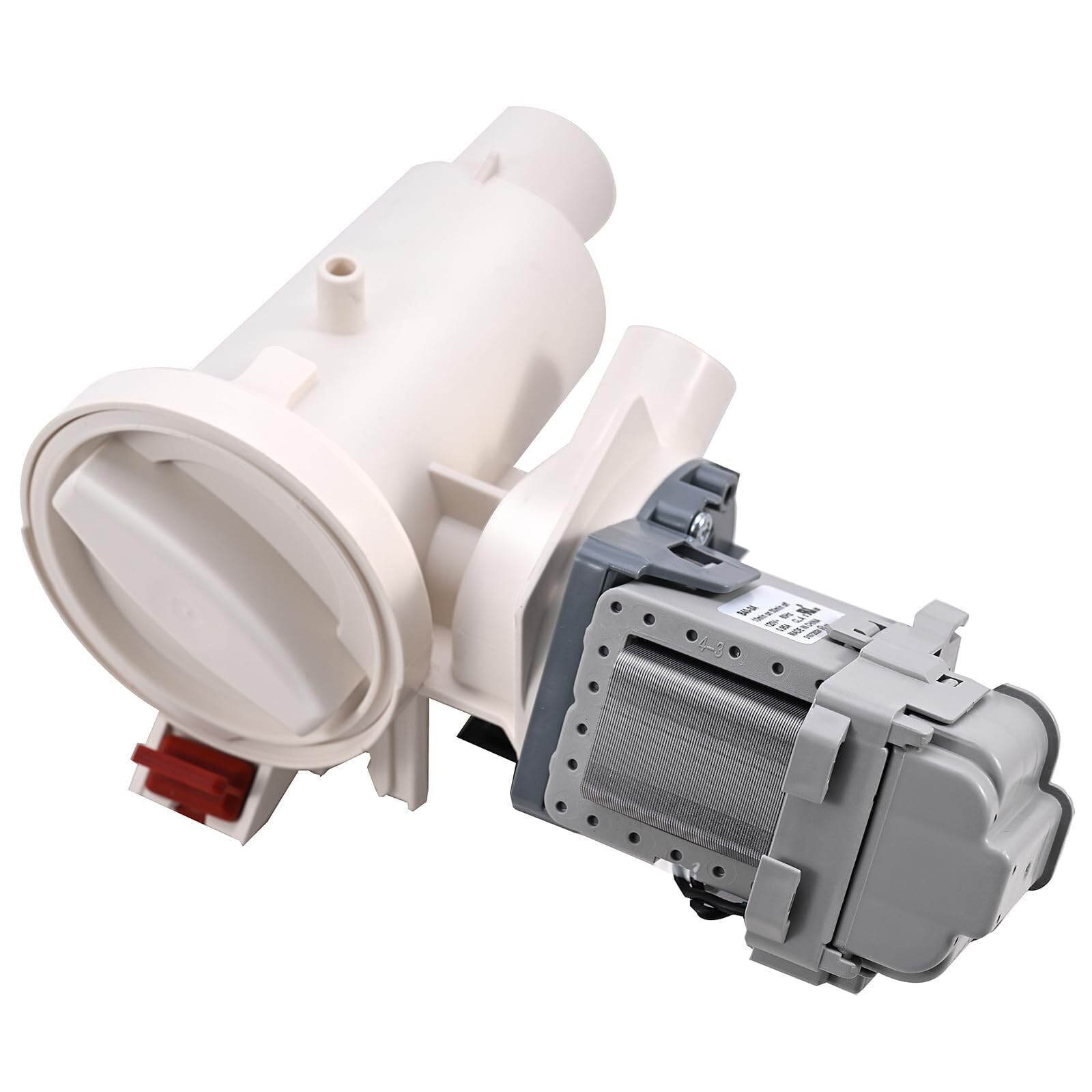 280187 8181684 - Filtro de bomba de drenaje para lavadora de ropa de carga frontal compatible con arandelas de carga frontal Whirlpool Duet Maytag Epic Kenmore HE (instrucciones de instalación