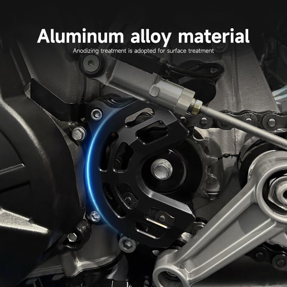 Osłona Łańcucha Motocyklowego Pasuje Do Ochrony Czujnika Przedniej Zębatki Pasuje Do Aprilia RS660 RS 660 Ochraniacz łańcucha Osłona łańcucha