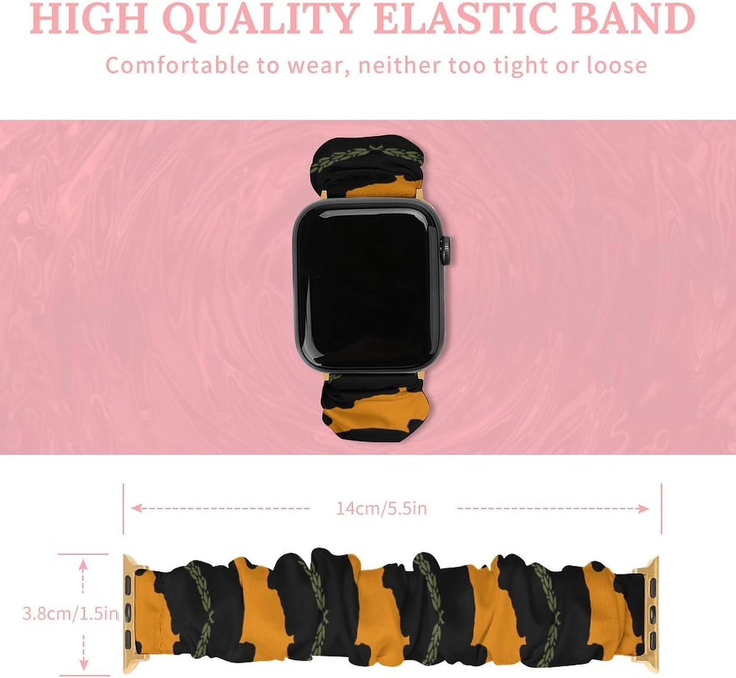 Flag of Cyprus Watch Band Scrunchie image 2