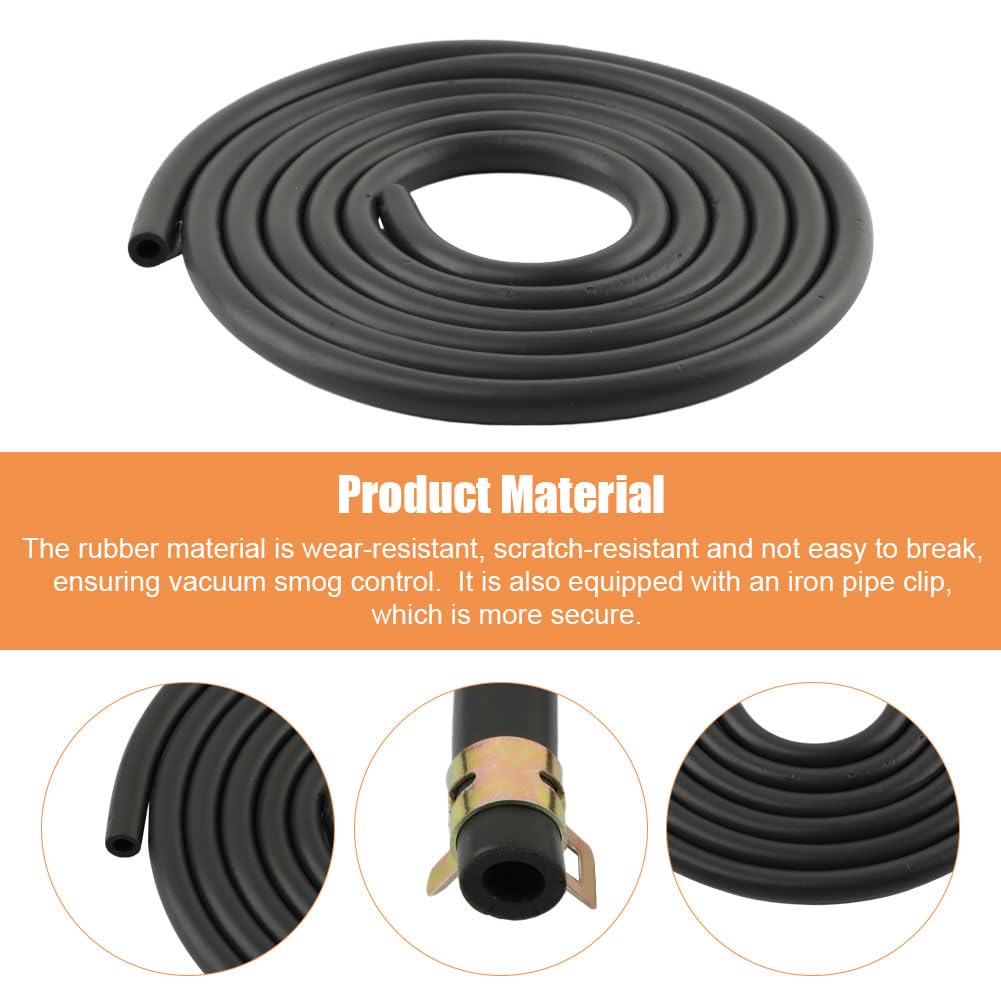 Tuyau De Carburant 8mm Intérieur - Longueur 4m Avec 10 Colliers Et 2 Filtres - Pour Voiture, Moto, Scooter