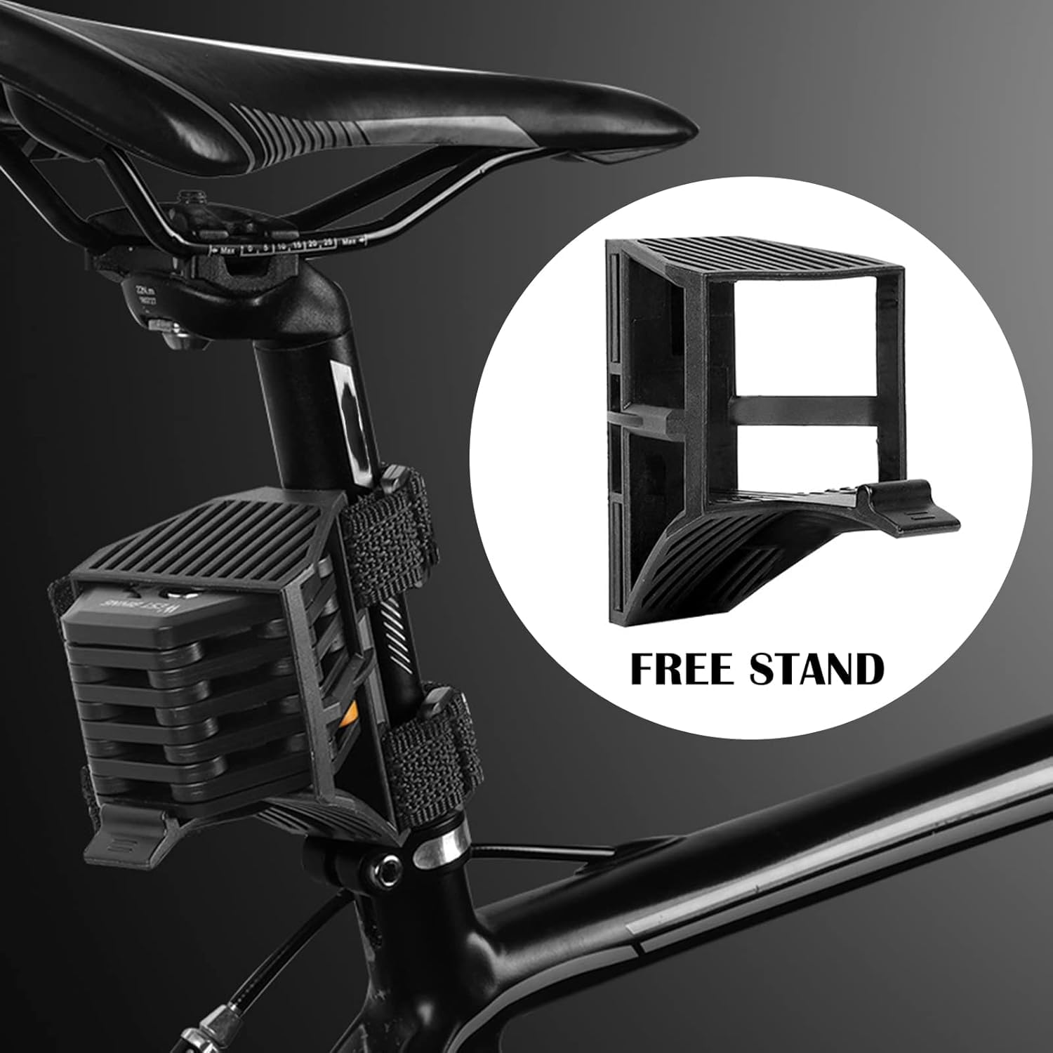 Candado Plegable para Bicicleta, 85 cm, 3 Llaves, Antirrobo, Bicicleta de Carretera y Montaña
