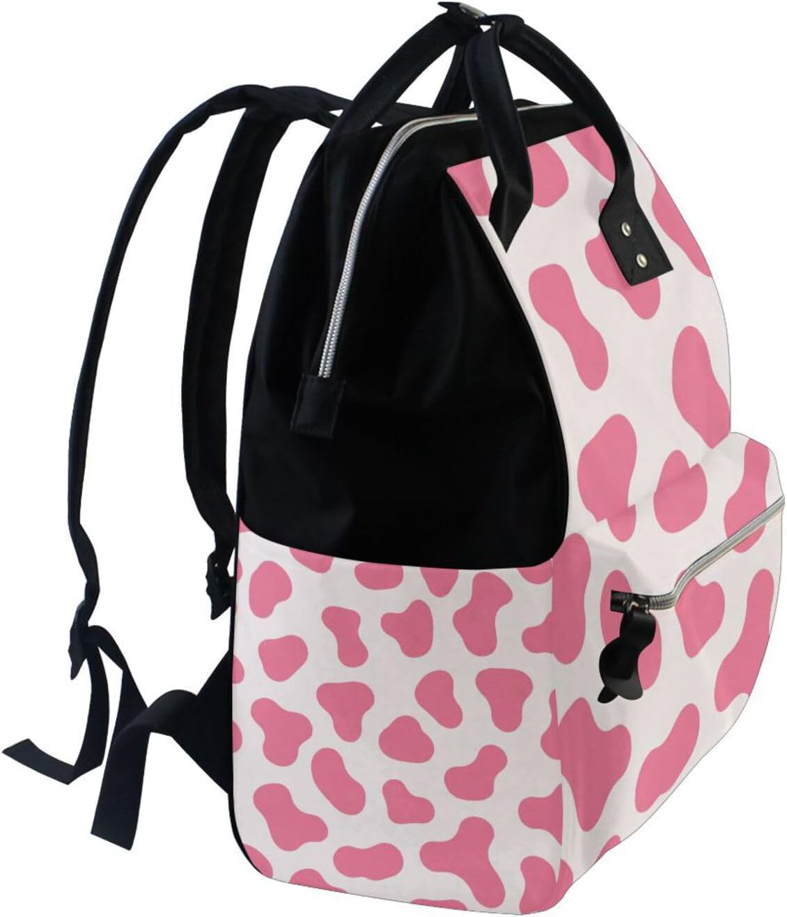 ALAZA Pink Cow Print Camo Camoflage Laptop Backpack Anti Theft Purse Backpack for Women Men,15.6 inch Doctor Bag College Backpacks Travel Casual Daypack