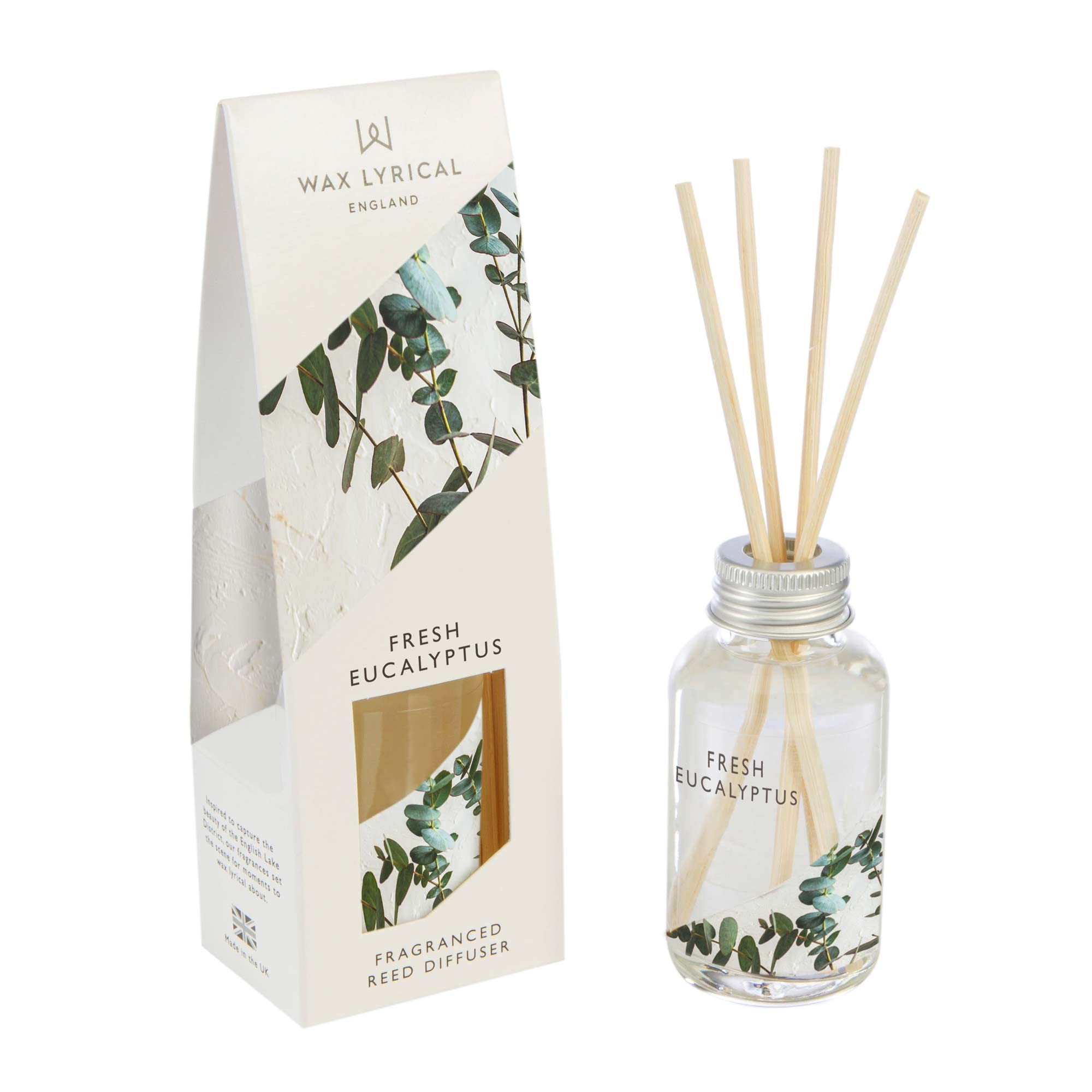 Wax Lyrical Reed Diffuser, Fresh Eucalyptus, 40ml