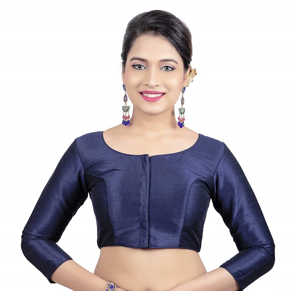 HIRAL DESIGNER Women's Blouse for Sarees - Readymade Blouse for Sari Crop Top Choli Wedding Top