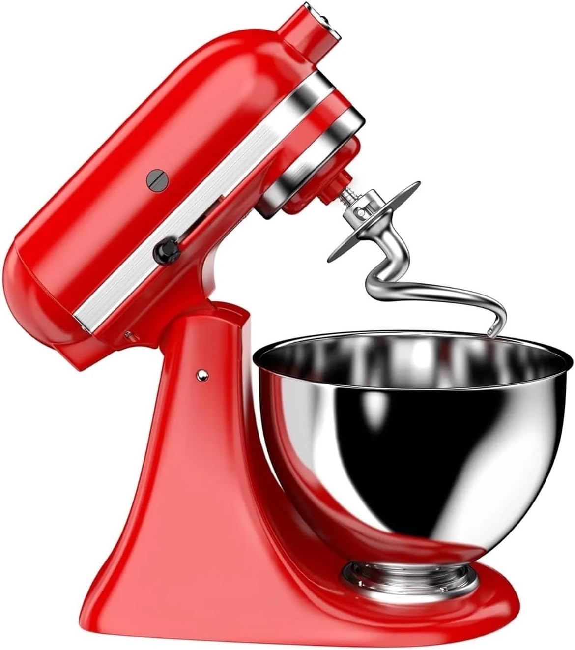 Compatible for 4.5QT & 5QT Stand Mixers, 304 Stainless Steel Spiral Dough Hook Replacement