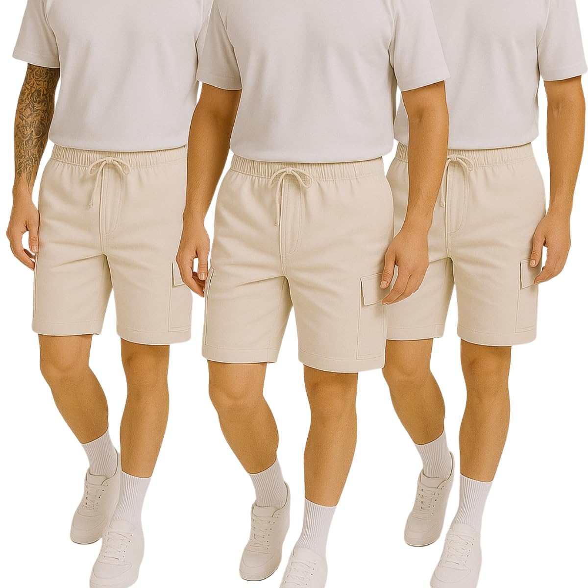 Kit 3 Bermuda Cargo Masculina Curta Streetwear casual Short Sarja Bolsos Laterais em promoção! Veja a oferta e mais achadinhos de Shorts & Bermudas 2 Hoje é o melhor dia para comprar Kit 3 Bermuda Cargo Masculina Curta Streetwear casual Short Sarja Bolsos Laterais com aquele preço maroto! Promoção! Aproveite a oferta! 2