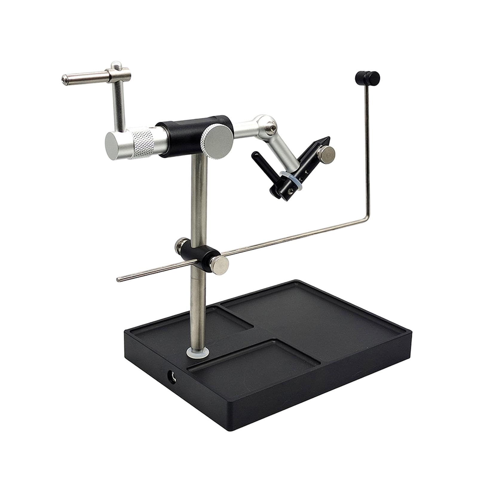 Yiju Fly Tying Vise with Pedestal Base Rotary Portable Supplies Lure Making