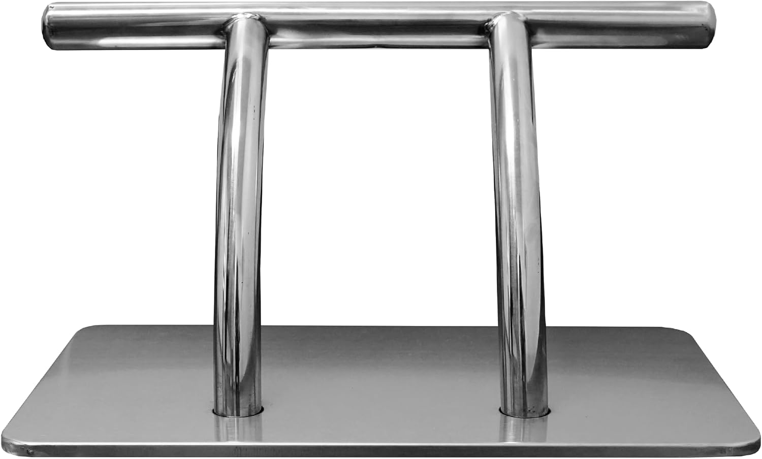 Berkeley Toilet Step Stool – Stainless Steel Bathroom Footrest with Slip-Resistant Base – Squat Aid for Healthy Bowel Movement – Compact, Modern Design – 13" Foot Bar for Adults & Kids