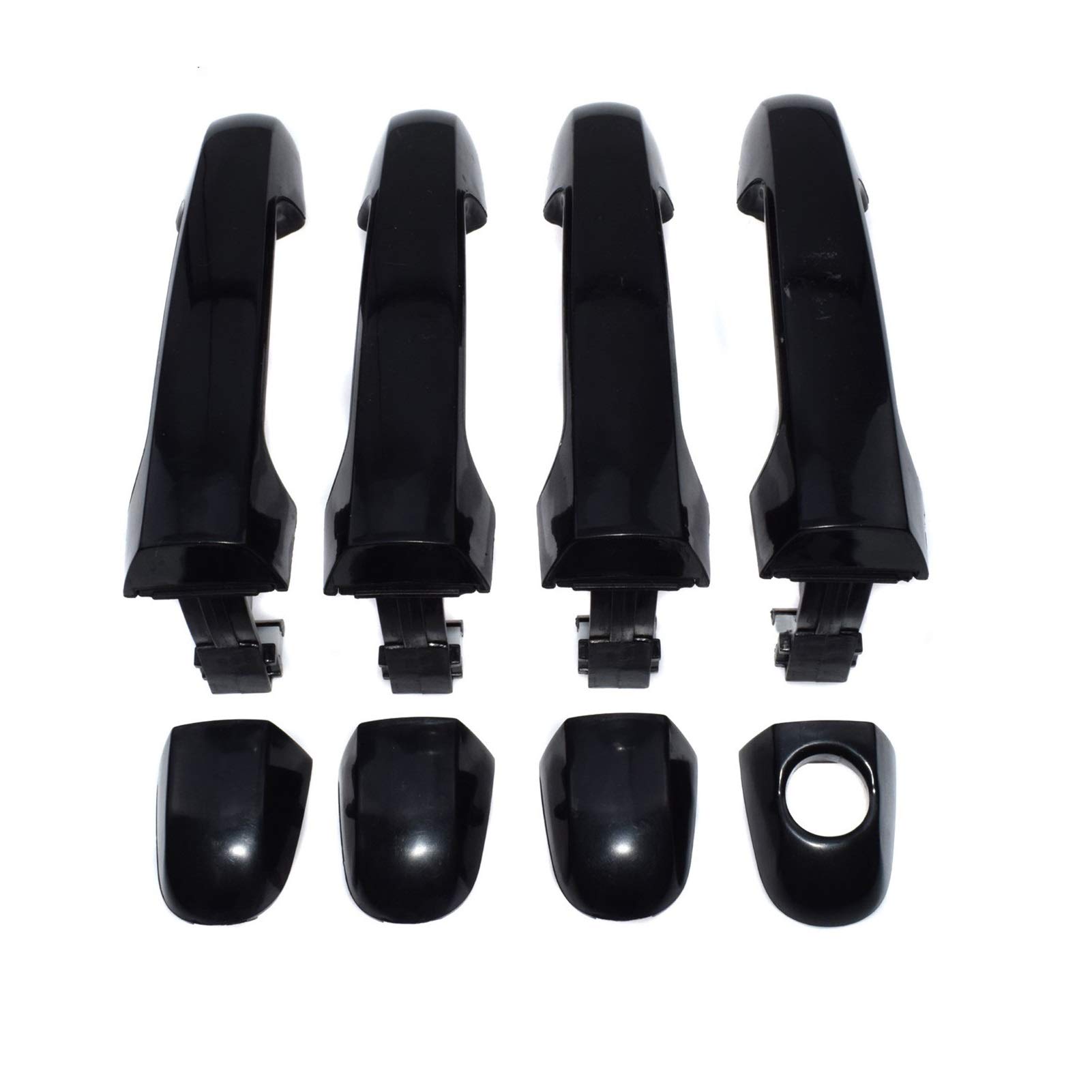 Przednie tylne lewe prawe zewnętrzne klamki do drzwi 2007-2012, dla HYUNDAI, dla Elantra, 826512H000 826612H000 836512H000 836612H000 osłona zewnętrznej klamki drzwi samochodu(4 pcs set)