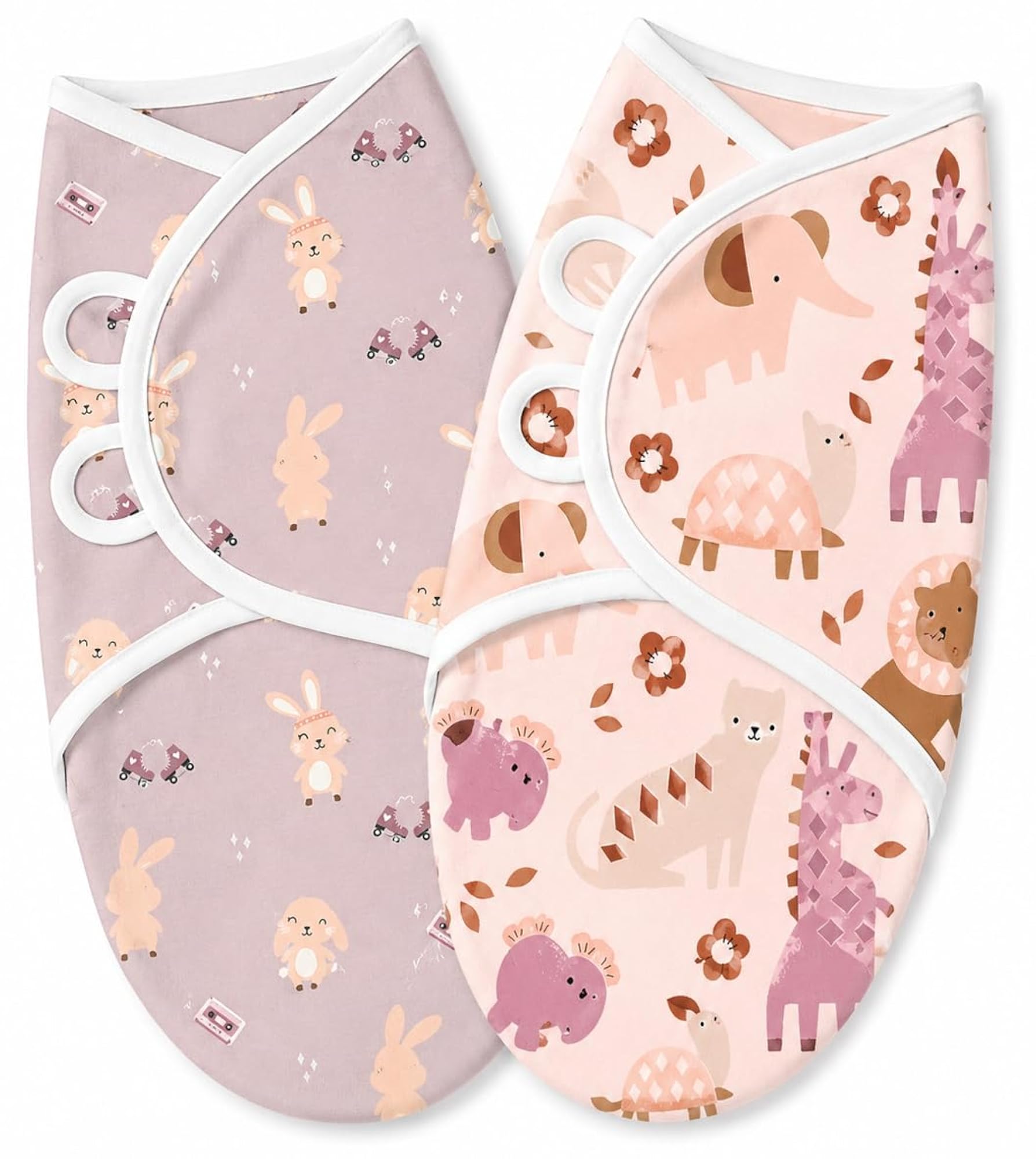 Baby Swaddle Wrap Adjustable Cotton Blanket Pack of 2