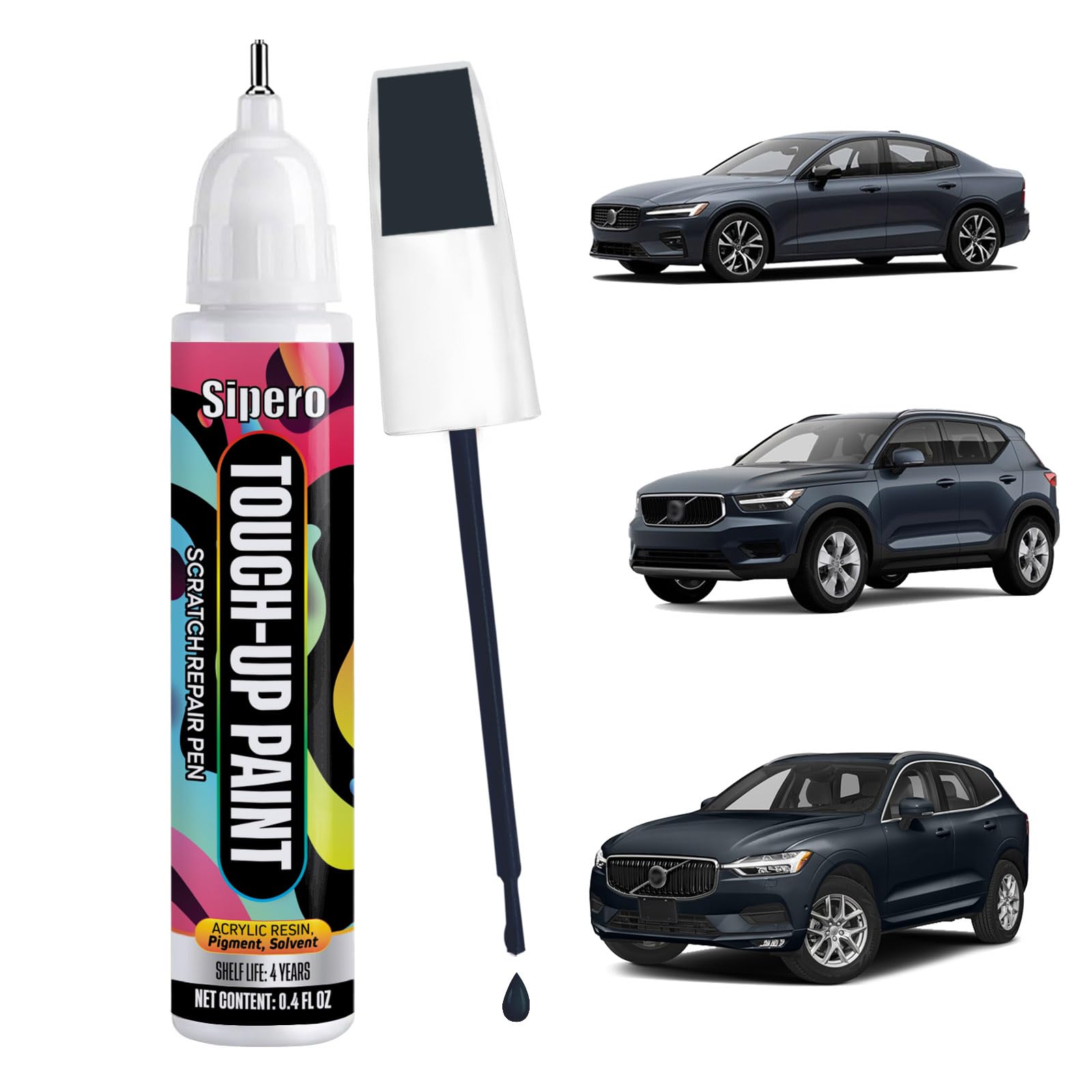 Amazon.com: Denim Blue Metallic (723) for Volvo Touch Up Paint Pen 