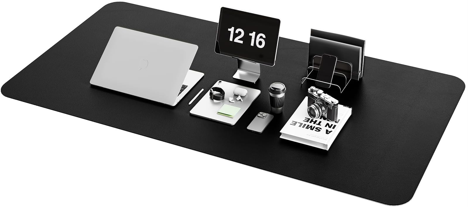 Profi Mats Schreibtischunterlage PM Schreibtischunterlage Mit Kantenschutz Nubuko Leder In 7 Farben, Schreibunterlage, Schreibtischauflage - Foto 5