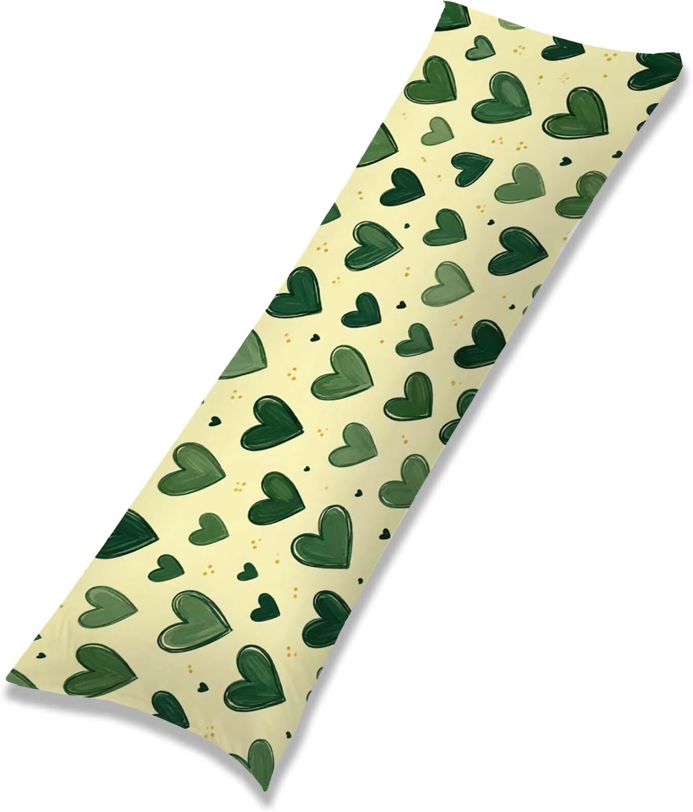 Amore-2 Federe Cuscino Letto 50 x 150 cm, Grande Cuscini per Divano Lino, | Doppia Faccia Stampa, Nero-2 Fodera per Cuscino Decorativa, con Cerniera, Cuscino per Dormire Sul Fianco j-2