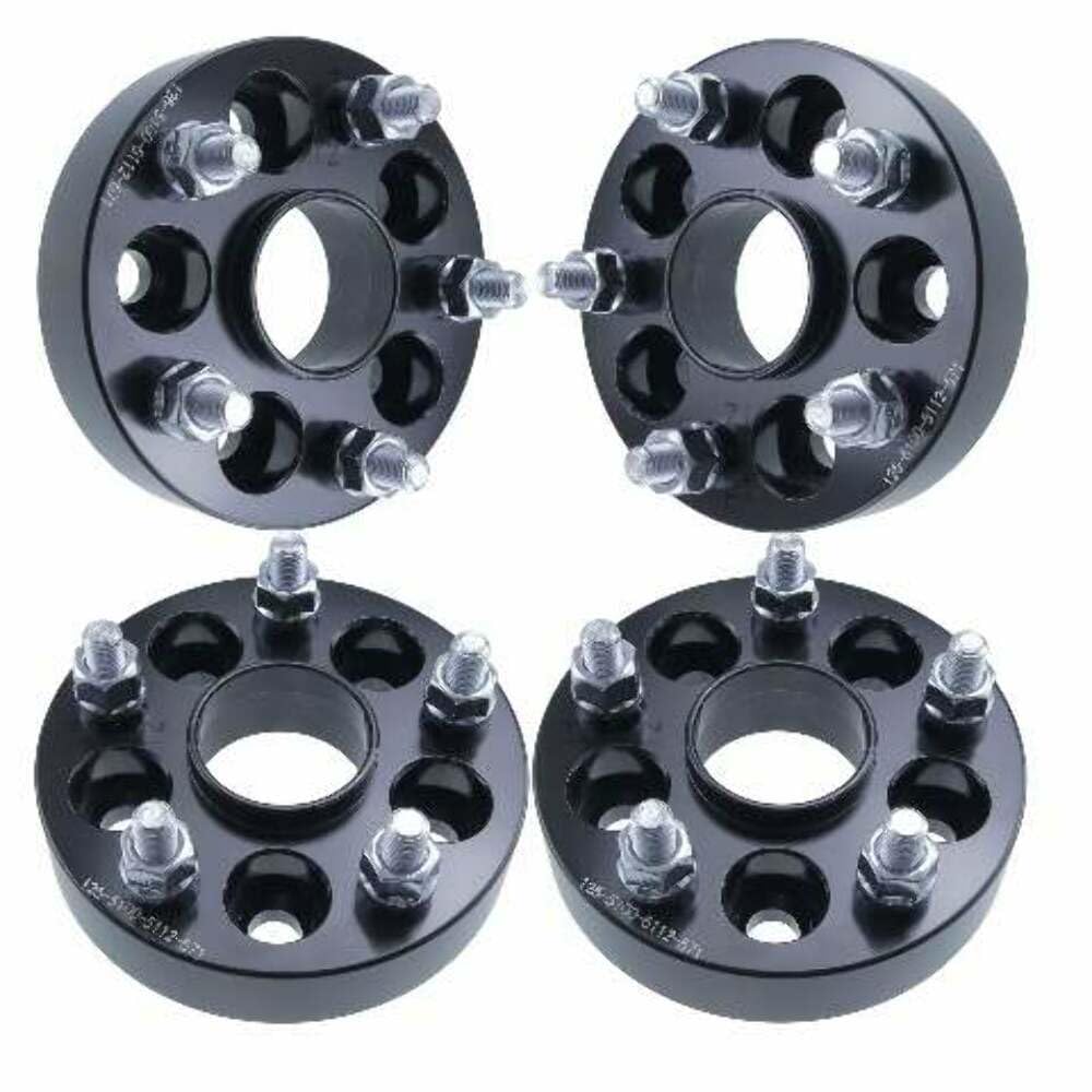 1" 5x100 to 5x112 Hubcentric Wheel Adapters - Change Bolt Pattern, Convert 5x100 to 5x112, Fits VW Fits Audi - 1 Inch (25mm), 57.1 Hub, 12x1.5 Studs -