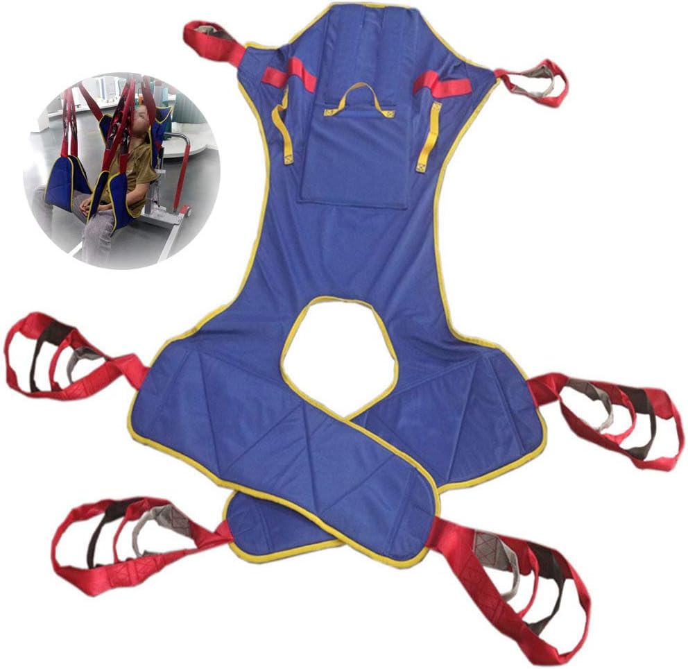 Completo Cuerpo Paciente Levantar Hondas,Correas de Transferencia de Equipos de elevación médica de Alta Resistencia para Personas Mayores Discapacitados, Ayuda para Caminar