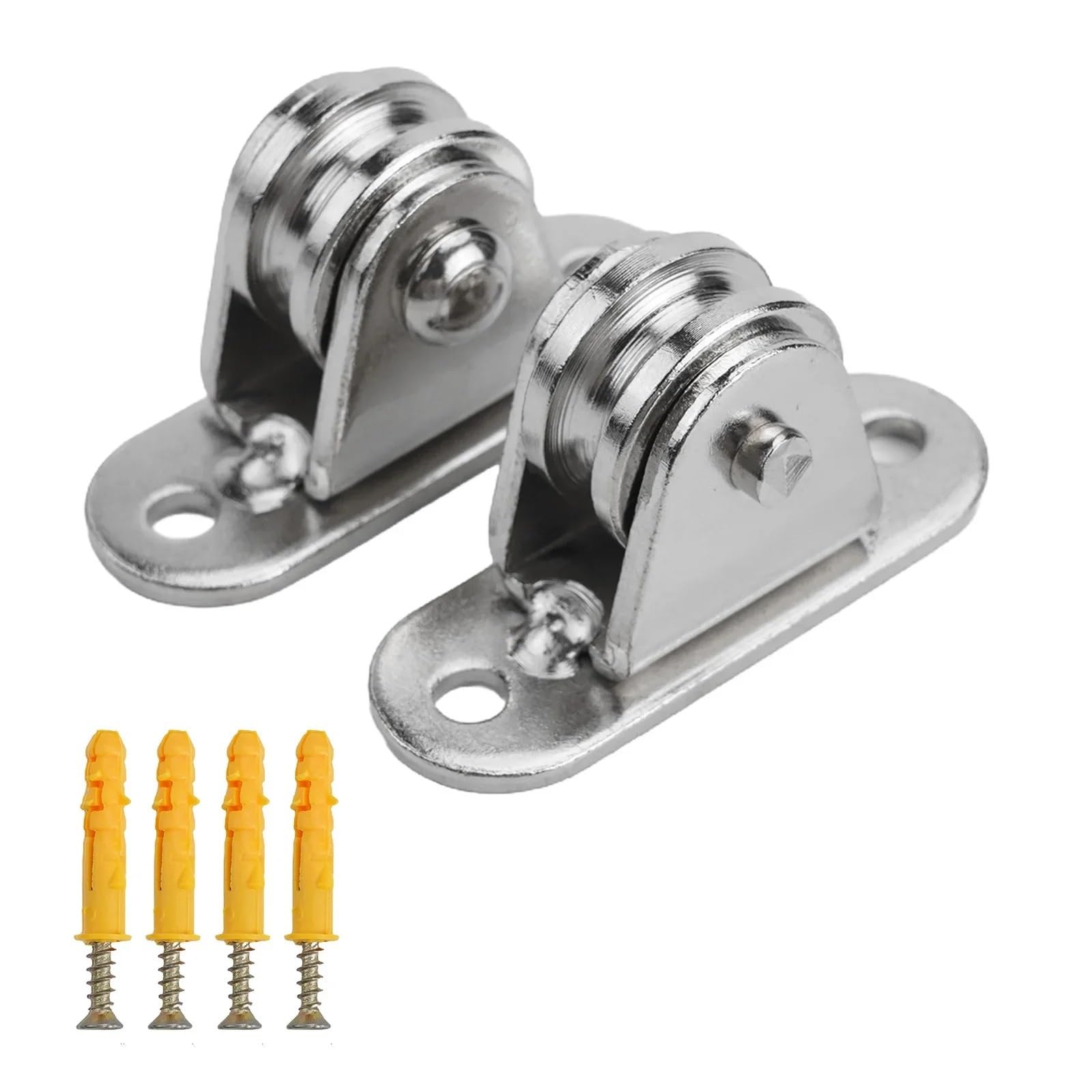 Polea Bloquear Práctica rueda polea Para ranura ruedas polea bloques rodillos ranura polea ruedas gimnasio puerta corredera acero inoxidable poleas de acero inoxidable(4PCS)