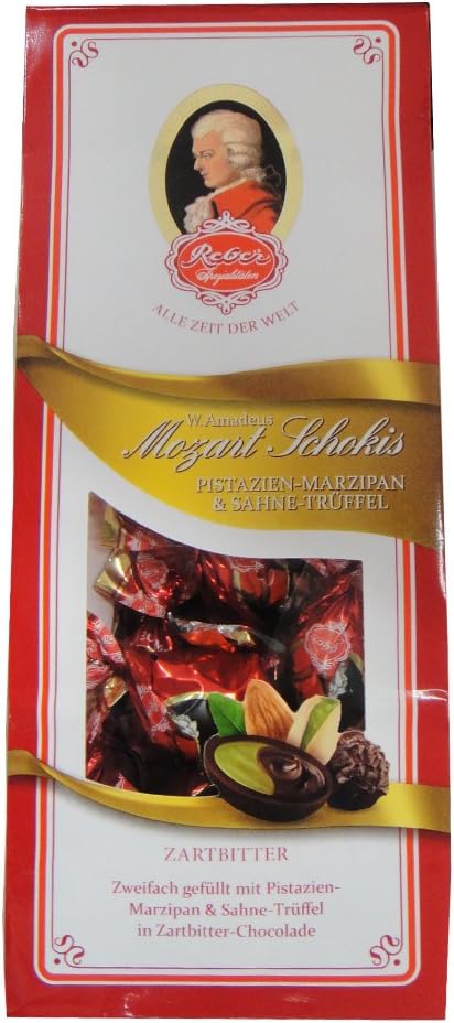 Reber Mozart Schokis Zartbitter - 0.22 lbs