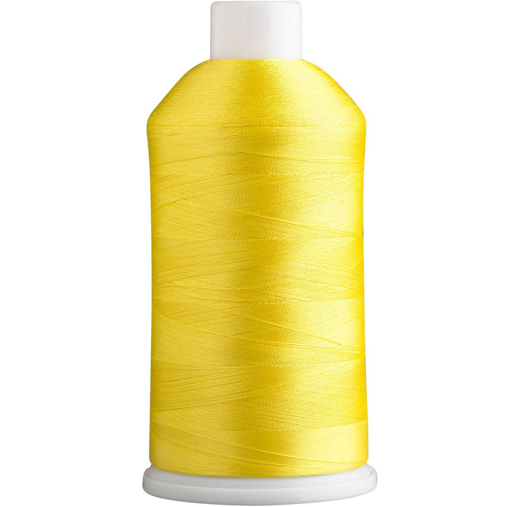 Superpunch SuperB Embroidery Thread 40wt, 5000 m Cone, Yellow Lemon 633