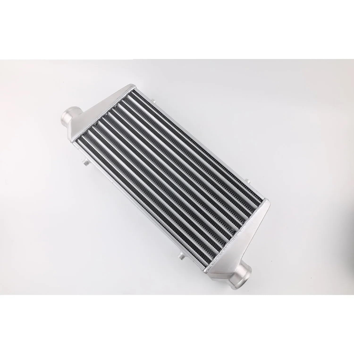 Chłodnica powietrze-powietrze Uniwersalny intercooler Turbo montowany z przodu (kierownica i płyta) – 600x300x100mm, 76mm OD