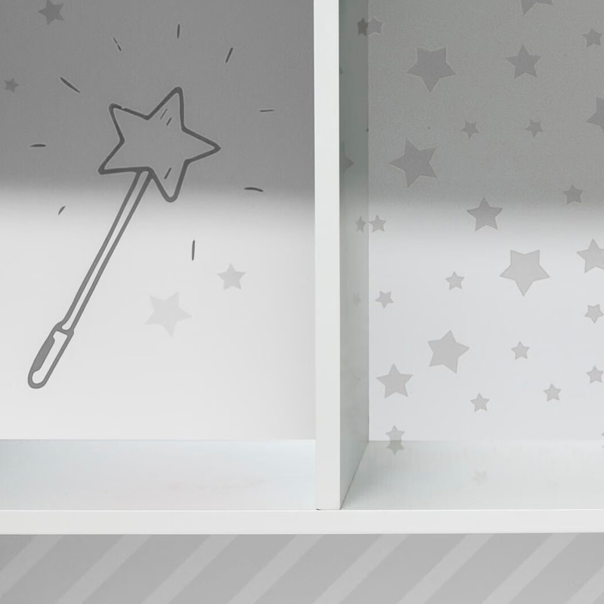 Well Home - Mueble Infantil de Almacenamiento de 2 Compartimento