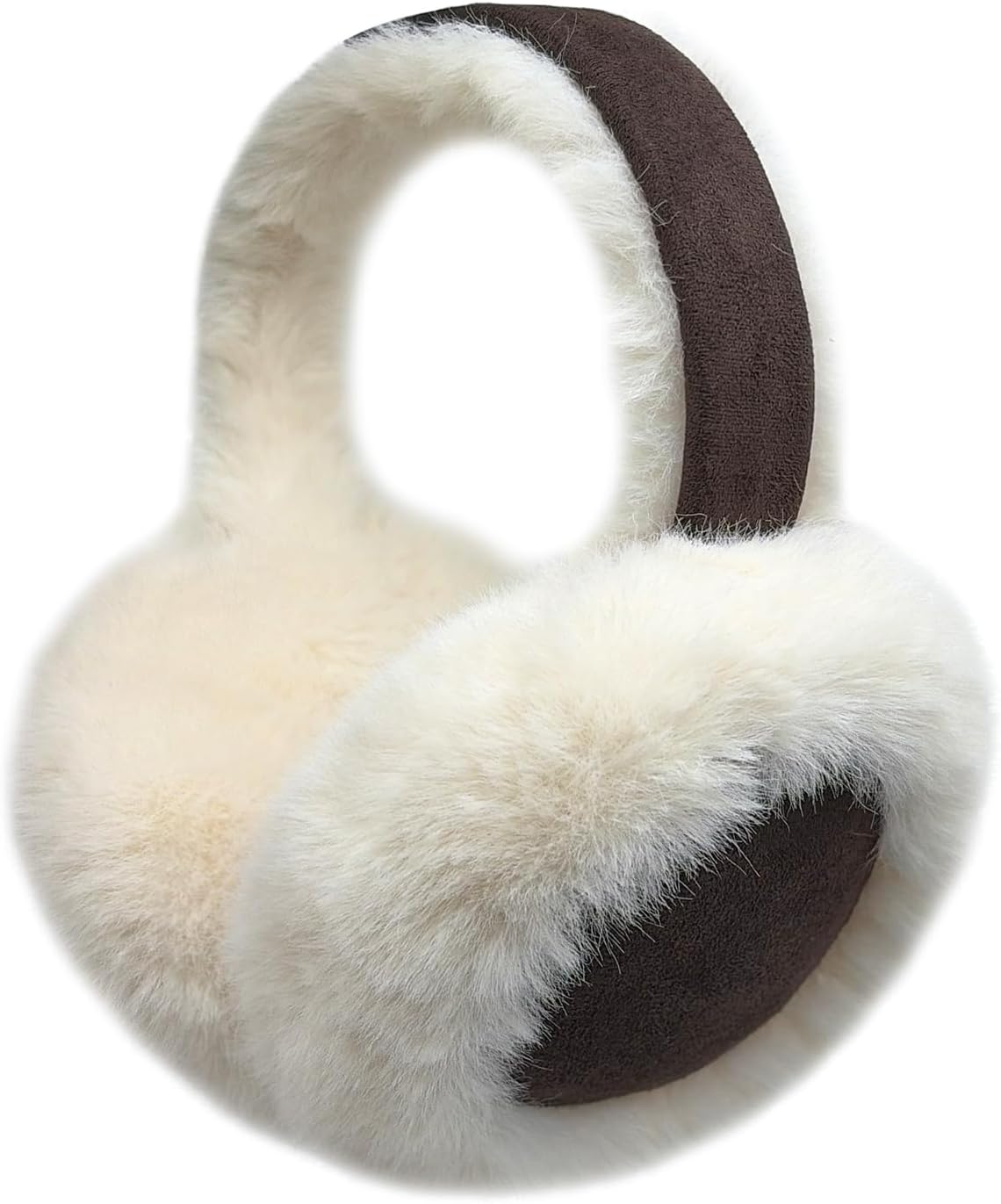 Kedofe Ear Muffs for Winter Women Foldable Fuzzy Cold Outdoor Earmuffs Soft Faux Furry Ear Warmers Covers
