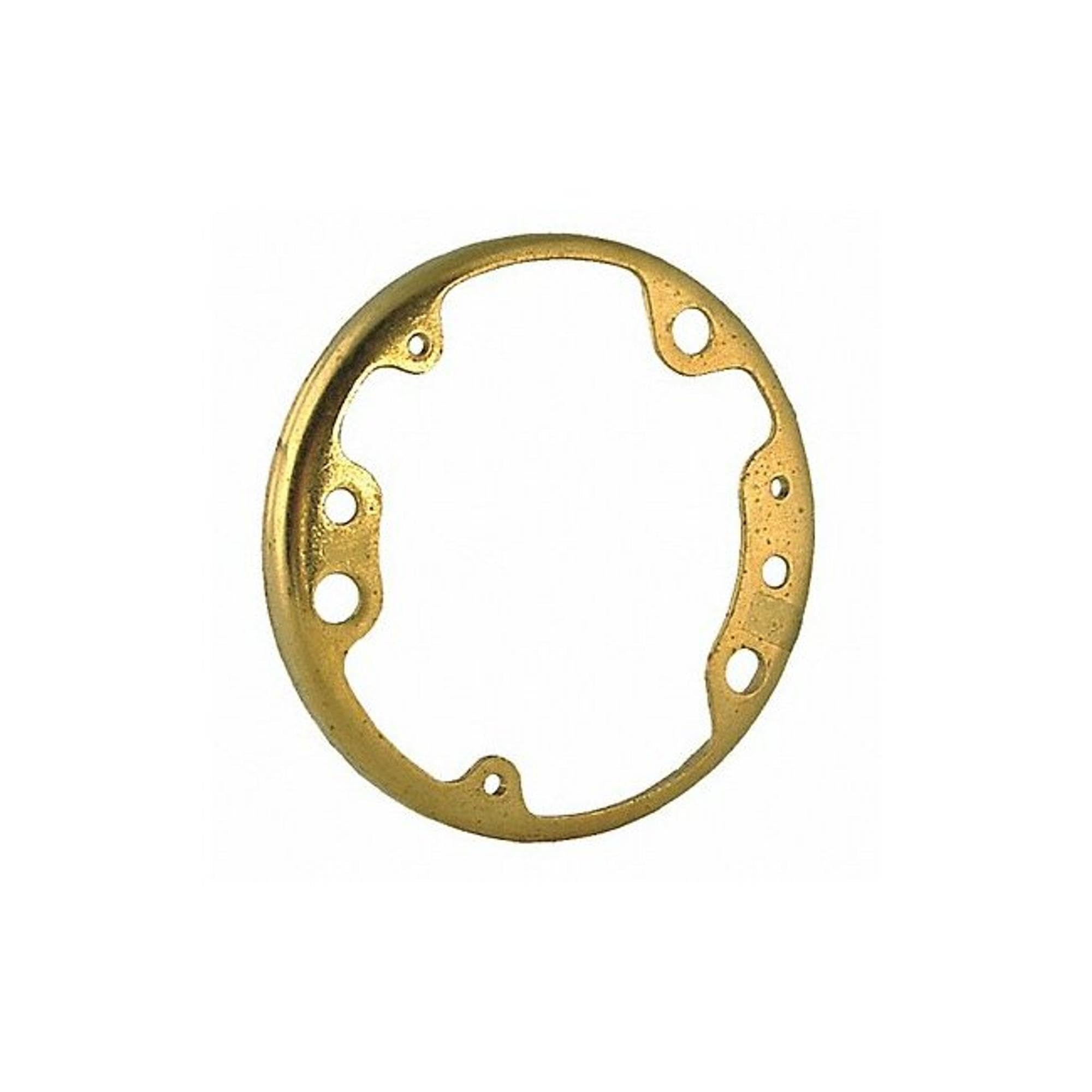Raco 6298 Round Brass Floor Box Tile Ring, 4-3/16