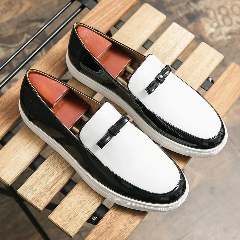 Dress Shoes for Men Men's Leather Loafers with Tassels Slip-On Formal Dress Shoes for Office, Wedding, and Casual Wear2