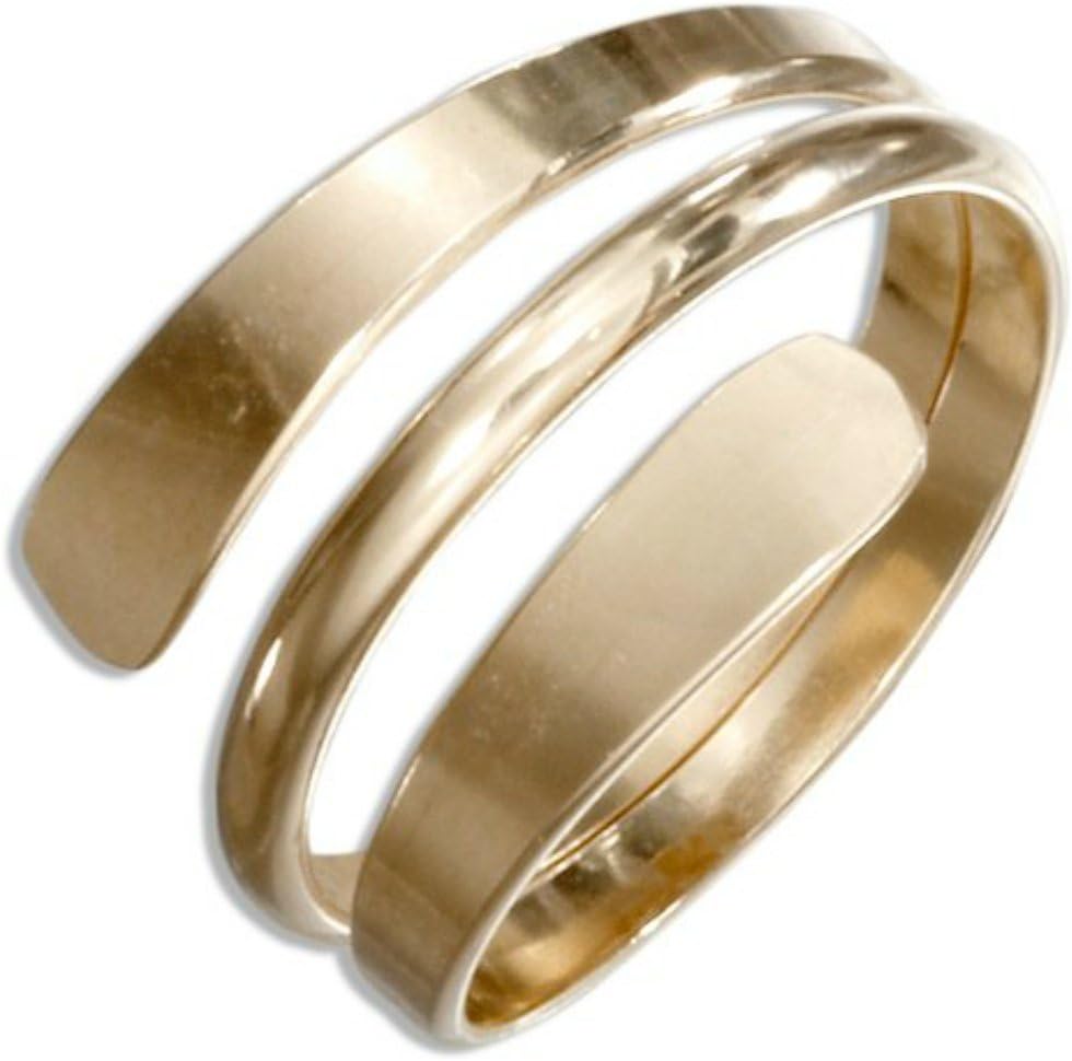 Gold Thumb Ring California Toe Rings 14k Gold Filled Yoga Wire Wrap Band Adjustable Thumb Ring