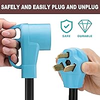 Vista 7 de CircleCord Cable adaptador de cargador para vehículos eléctricos NEMA 10-30P a 14-50R compatible con Tesla Model 3/S/X/Y, secadora de 30 amperios a