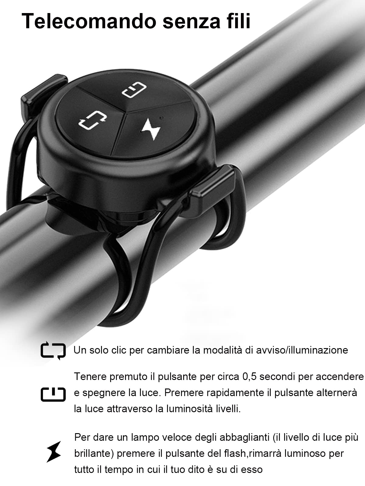 towild CL600/CL1000 Luci Bici, 600/1000 Lumen Luci Bicicletta LED per Pendolarismo,Luce Anteriore Bici 2000/4000mAh Ricaricabili Impermeabili IPX6 per la Guida Notturna, Supporto Sottomontato
