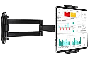 Foldable Tablet Wall Mount Holder for 7~12.9 inch Tablets