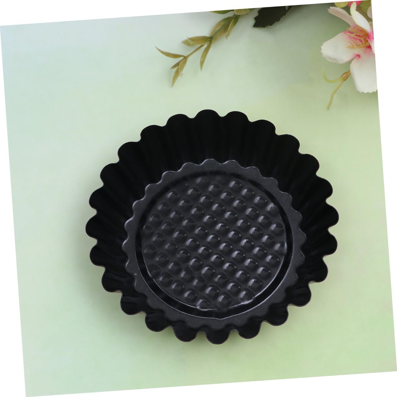 COLLBATH 12pcs Egg Tart Mould Non-stick Baking Moulds Puto Molds Tartlet Pans for Home Professional Use