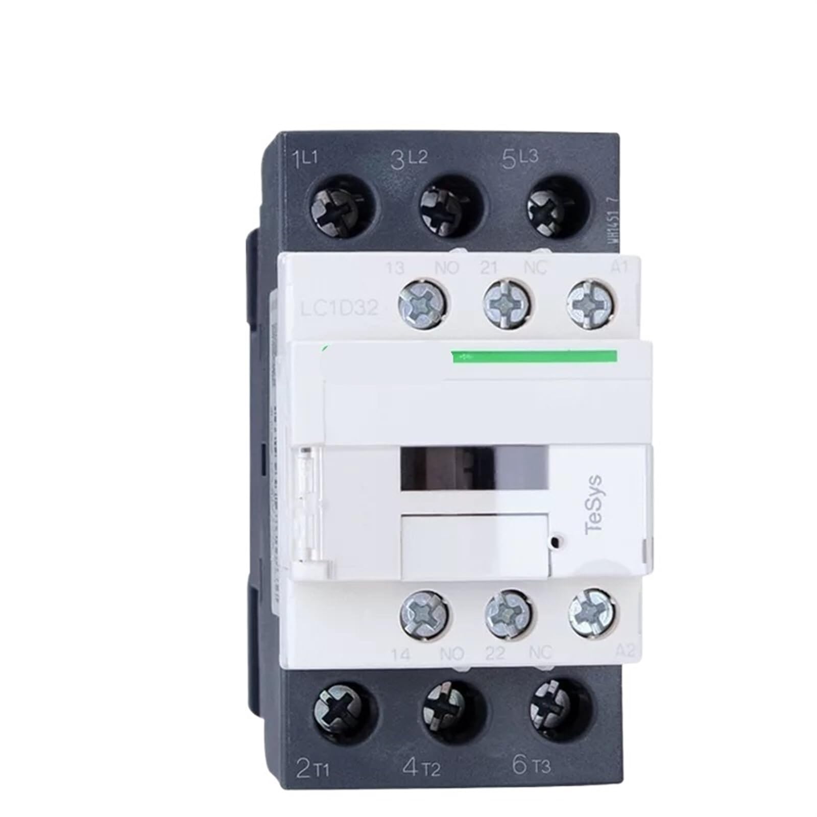 HUUOQIWY 1Pcs TeSys D 3-ploe Contactors-Motor Control Category AC-3 LC1D32*7C AC24V-380V 32A 50/60HZ(LC1D32M7C 220V 230V)