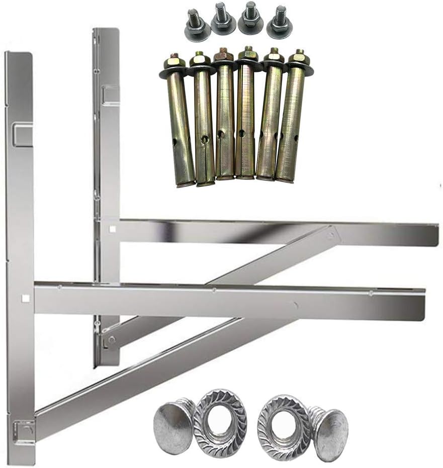 Air Conditioner Bracket,Universal Outdoor Wall AC Support Bracket