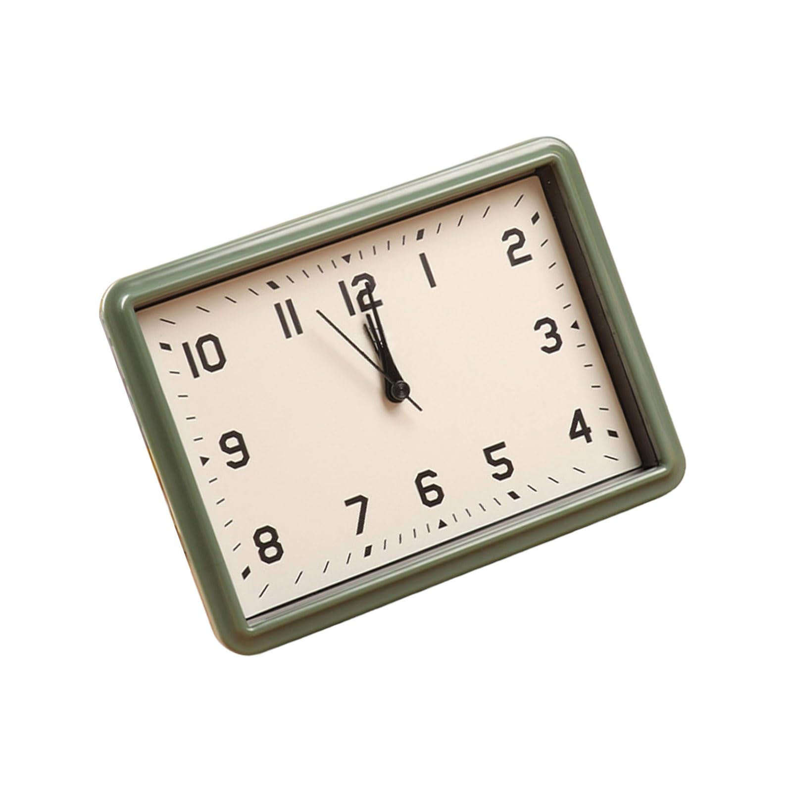 PANGBOER Quiet Movement Kids Alarm Clock with Arabic Numerals Modern Minimalists Battery Operated Table for Student Gift Noiseless Analog Alarm
