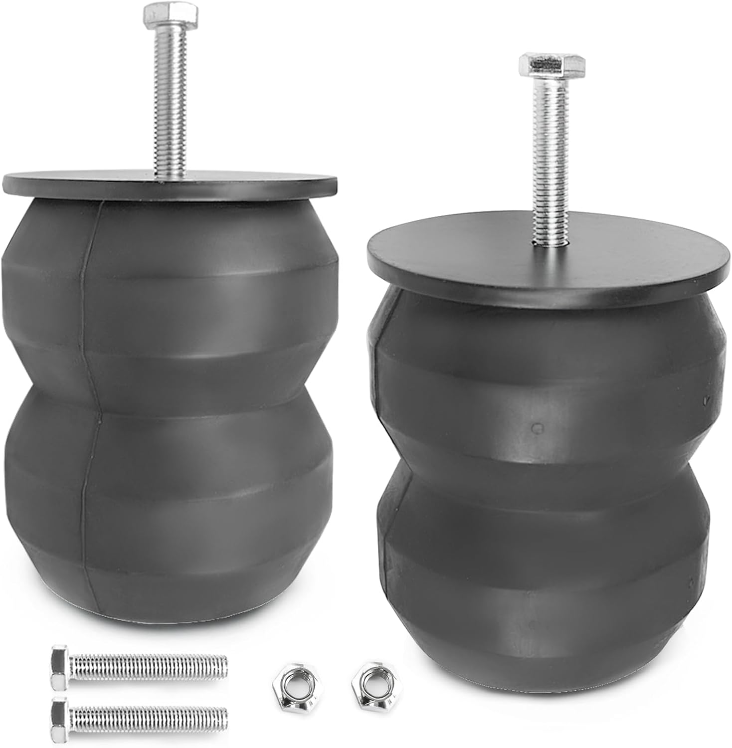 Rubber Cushion Suspension Kit Compatible with 1999-2021 Chevy Silverado 1500 1999-2021 GMC Sierra 1500 Rubber Bushing Suspension Kit OEM GMRCK15S 8,600lbs