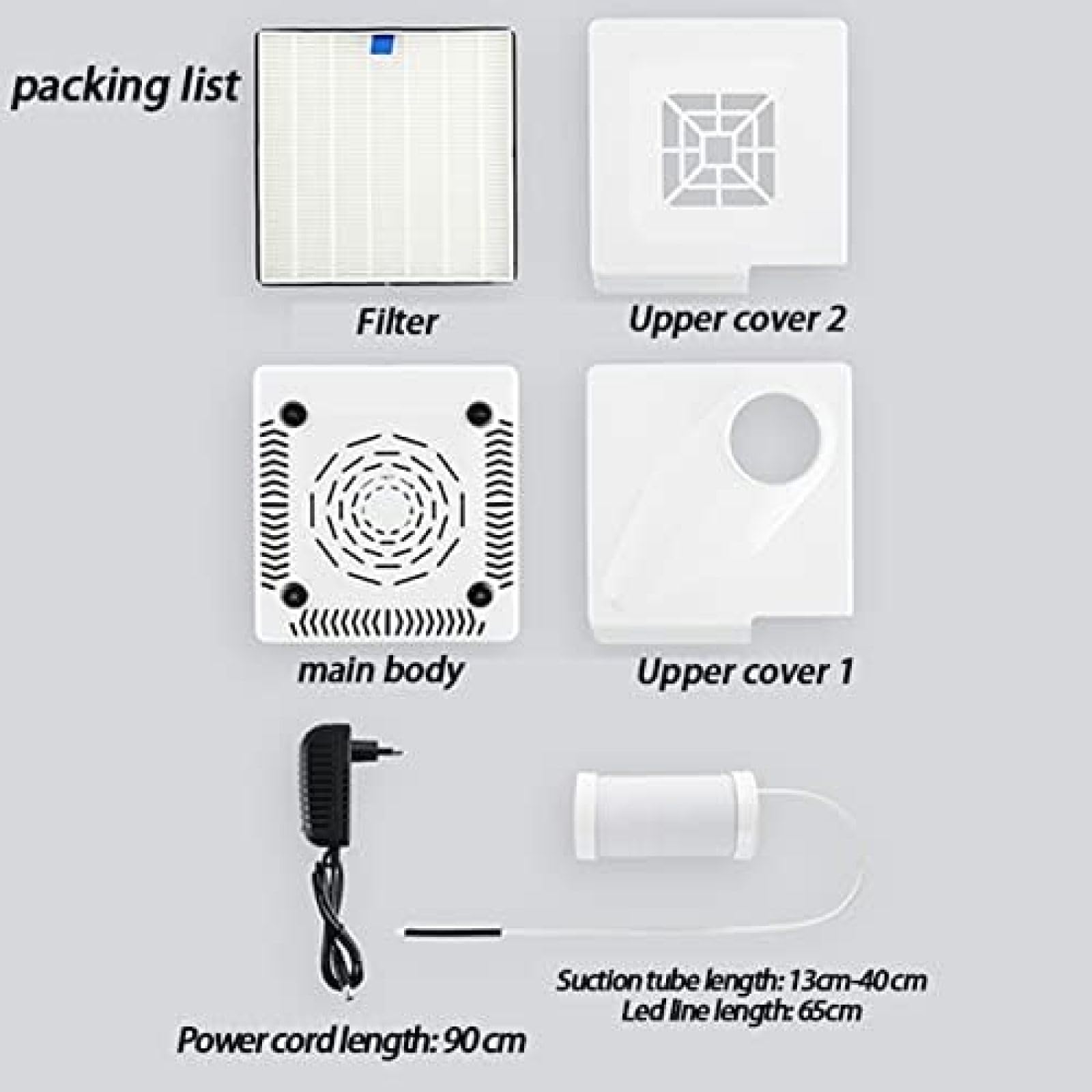 Aspirapolvere Aspiratore per Collettore di Polveri da 60 W, Attrezzatura per Laboratorio Odontoiatrico, per Uso Domestico E Professionale,YUYANAIAI